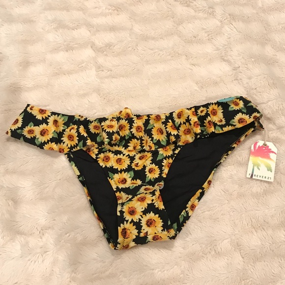 Forever 21 Other - SOLD Sunflower swim bottom